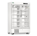 refrigerador ergonômico da farmácia da porta 656L dobro