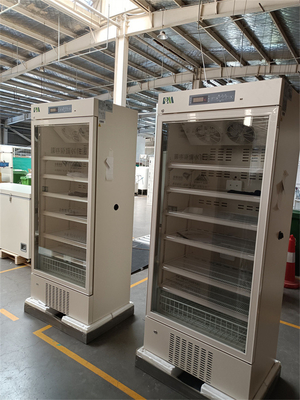 2-8 armário vacinal do refrigerador da farmácia médica do vertical da capacidade do grau 415L para o equipamento do hospital do laboratório