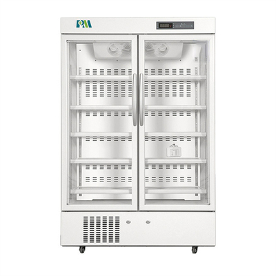 R600a 656 da porta dobro litros de refrigerador da farmácia com luz interior do diodo emissor de luz