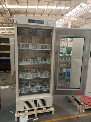 o refrigerador do banco de sangue da exposição de diodo emissor de luz da grande capacidade 368L com múltiplo alarma o SUS interno