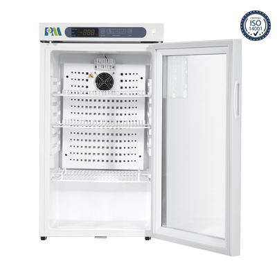 Refrigerador biomedicável da farmácia dos graus pequenos de Mini Portable 2-8 para o equipamento vacinal do hospital do armazenamento