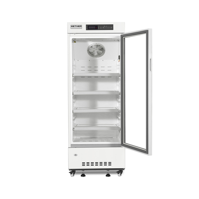 Congelador vacinal 226L do único refrigerador médico de vidro ereto da farmácia da porta