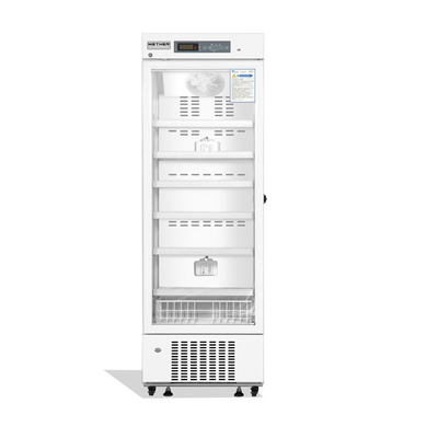2 - Refrigerador médico da droga da farmácia de 8 graus com único ISO de vidro do CE da porta
