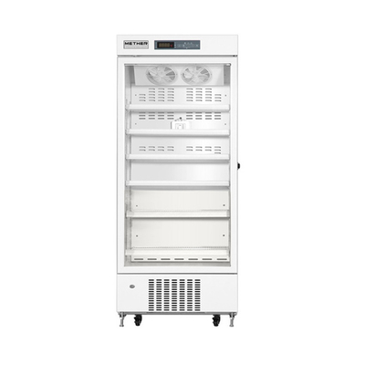 Controlador de temperatura Medical Pharmacy Refrigerator do microprocessador com a porta de vidro caloroso 416L