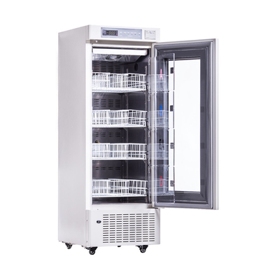 4 graus de eficiência do banco de sangue frigorífico gabinete com porta de vidro aquecimento