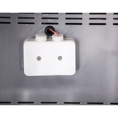 congelador de 108L Mini Portable Biomedical Blood Storage porta de vidro de três camadas com calefator