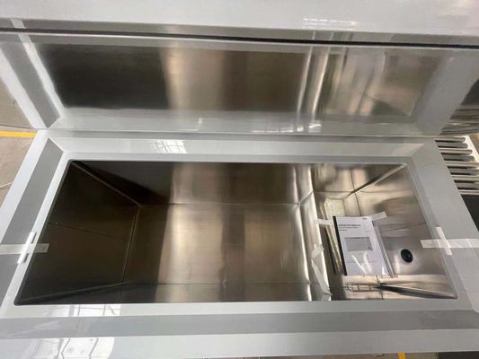 Do congelador de aço inoxidável da caixa do laboratório do líquido refrigerante R290 indicação digital refrigerando direta do diodo emissor de luz
