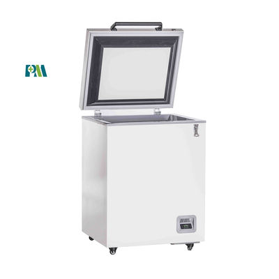 congelador biomedicável portátil da caixa da temperatura ultra baixa da vacina 100L menos 86 graus