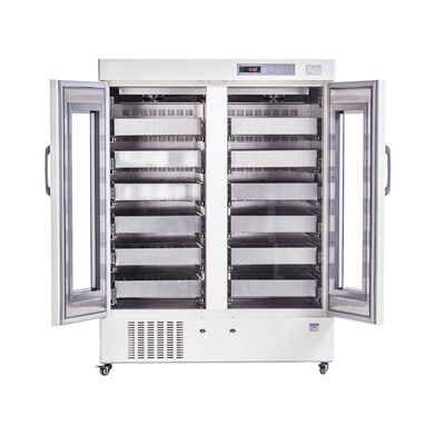 grande capacidade 1008L forçada - interior de aço inoxidável do refrigerador do armazenamento do sangue refrigerar de ar R134a