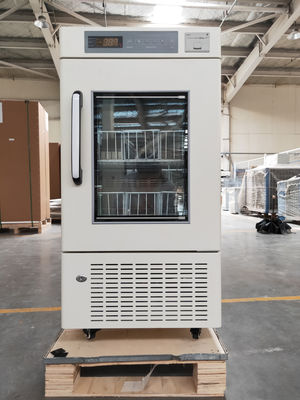 Refrigerador ereto livre do banco de sangue de 108L PROMED com alarme visual e audível