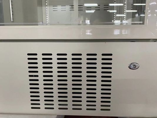 refrigerador médico da farmácia ereta de vidro dobro de alta qualidade da porta 656L para o armazenamento vacinal