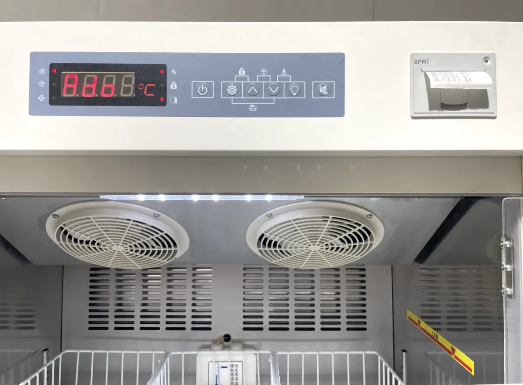 4 graus de refrigerador vertical do banco de sangue do armazenamento 108L do sangue para o hospital