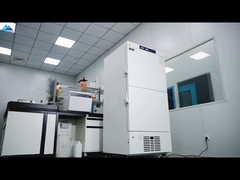 Congelador vertical médico profundo para vacinas com câmaras duplas independentes, menos 25 graus