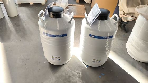 Qualidade  METHER YDS-15-80 Cryogenic Dewar — 15L Liquid Nitrogen Container for Laboratory fábrica