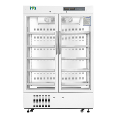 Refrigeradores vacinais da farmácia médica grande da capacidade com a porta de vidro de alta qualidade dobro