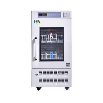 o AUTOMÓVEL 108L degela refrigeradores biomedicáveis do banco de sangue da única verticalidade de vidro da porta com de alta qualidade