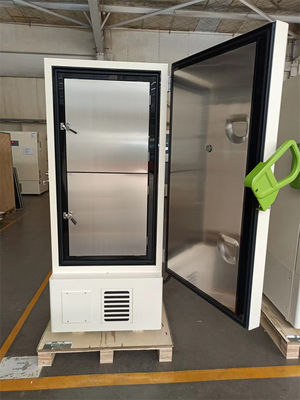 congelador biomedicável de alta qualidade ereto do laboratório da temperatura 338L ultra baixa com menos 86 graus
