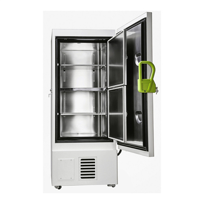 Refrigerar direto do congelador da temperatura ultra baixa da exposição do LCD do aço de 304 Stainess