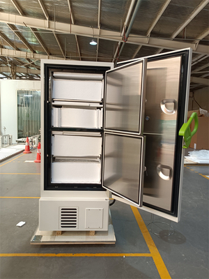 Armazenamento vacinal refrigerador ultra frio ereto do refrigerador do congelador de 588 litros com FDA e ISO e CE