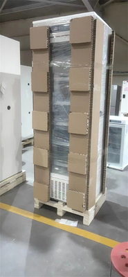 refrigerador médico da única farmácia vertical de vidro da porta 316L para o armazenamento das drogas