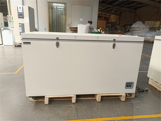 485 litros de congelador biomedicável aberto da caixa da parte superior da capacidade a maior com controle do microcomputador