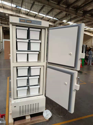 Verticalidade refrigerando direta que está o refrigerador médico profundo do congelador com as gavetas menos 25 graus
