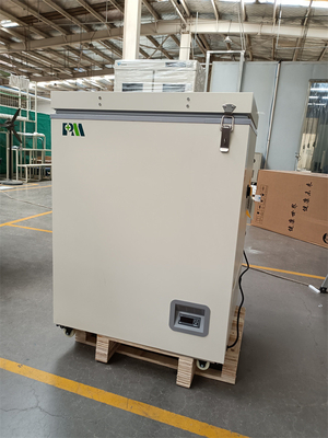 Refrigerador criogênico biomedicável do congelador da caixa de uma capacidade de 100 litros para o equipamento de laboratório do hospital