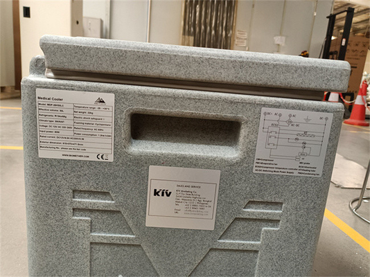 caixa vacinal portátil do refrigerador 80L forçada - refrigerar de ar