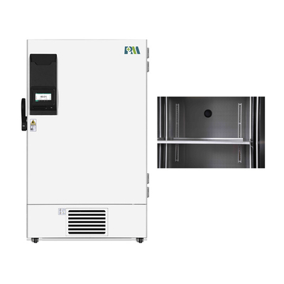 Refrigerador vacinal ultra baixo do congelador do armazenamento frio com a porta de formação de espuma contínua 728L