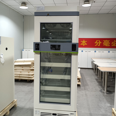2-8 Graus 226L Refrigerador de Farmácia Médica Vertical Stand para Medicamentos e Vacinas