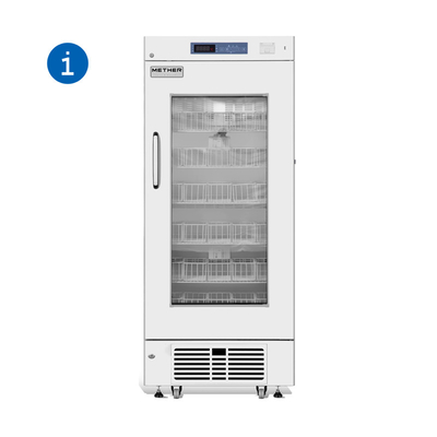 208L portátil hospital banco de sangue frigorífico gabinete com porta de vidro de espuma de aquecimento para armazenamento seguro