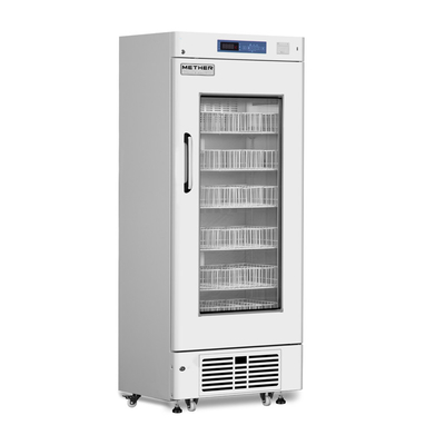208L portátil hospital banco de sangue frigorífico gabinete com porta de vidro de espuma de aquecimento para armazenamento seguro
