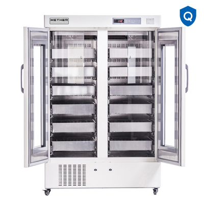 R134a Frigorífico portátil de banco de sangue médico a 4°C para armazenamento e transporte seguros de sangue