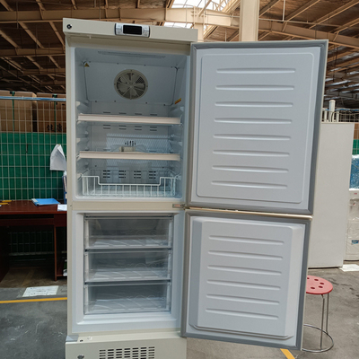Congelador médico vertical de grande capacidade de 300L para armazenamento de vacinas em farmácias