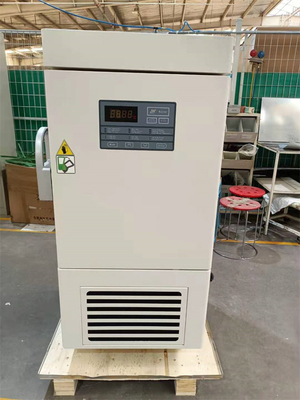 Congelador de temperatura ultra baixa com alarmes de avaria e função de abertura da porta