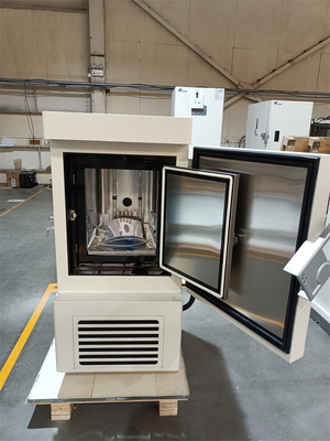 Congelador de temperatura ultra baixa de aço inoxidável com descongelamento manual para armazenagem