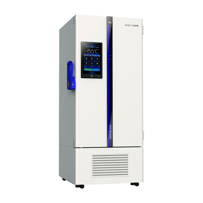-86oC Sistema de auto-cascata 485L Ultra-baixa temperatura congelador de caixa para uso laboratorial e hospitalar