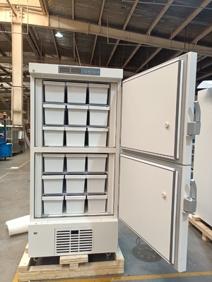 Freezer Médico -40℃ | Congelador Biomédico de Câmara Dupla para Armazenamento Laboratorial e Clínico (528L)