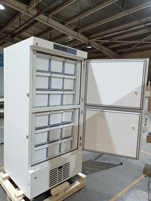 Freezer Médico -40℃ | Congelador Biomédico de Câmara Dupla para Armazenamento Laboratorial e Clínico (528L)
