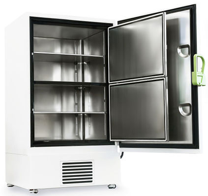 Congelador de aço inoxidável da temperatura ultra baixa com 728 litros de sistema de refrigeração duplo da capacidade