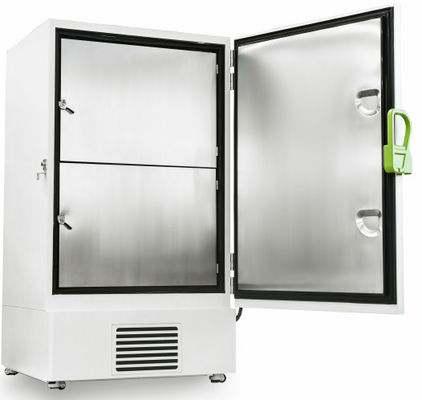 O manual degela o congelador ultra de baixa temperatura criogênico do laboratório de uma grande capacidade de 728 litros para o armazenamento vacinal