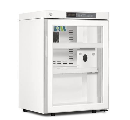 2-8 refrigerador médico do refrigerador da farmácia do grau 60L Mini Portable Single Glass Door