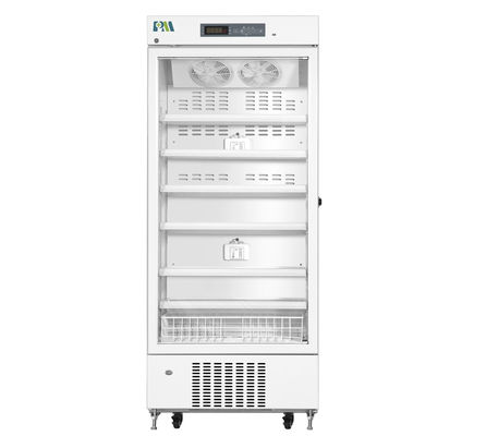 2-8 o refrigerador médico da farmácia de alta qualidade dos graus com porta usb pulverizou revestido