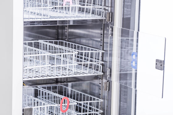 Refrigerador do refrigerador do banco de sangue da exposição de diodo emissor de luz 108L Mini Portable High Quality Biomedical para a estação do sangue