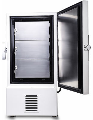 -86 graus 188L pulverizaram o refrigerador ultra baixo de aço do refrigerador do congelador do laboratório para o laboratório do hospital