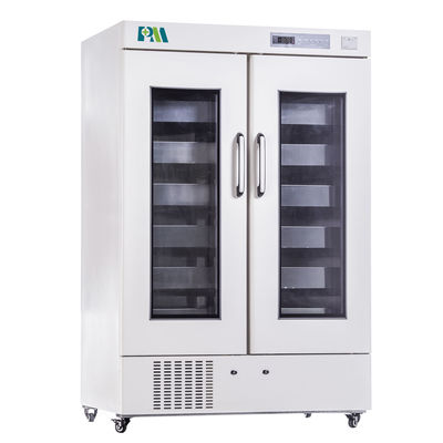 304 refrigerador interno de aço inoxidável do banco de sangue da capacidade da câmara 1008L para o armazenamento da amostra de sangue