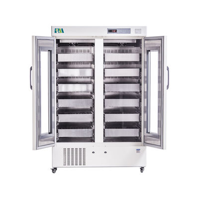 refrigeradores de alta qualidade do banco de sangue das gavetas 1008L 12 de aço inoxidável para o equipamento de laboratório do hospital