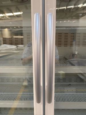 2-8 luz interior do diodo emissor de luz do refrigerador farmacêutico da verticalidade da porta dobro do grau 656L