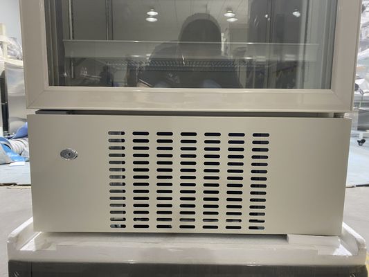 Refrigerador médico da farmácia do controle 316L do microprocessador com a única porta de vidro auto Frost de alta qualidade