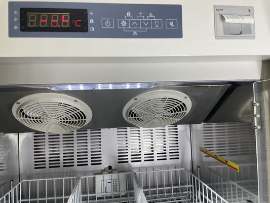 refrigeradores de alta qualidade do banco de sangue do hospital de 368L PROMED com impressora térmica